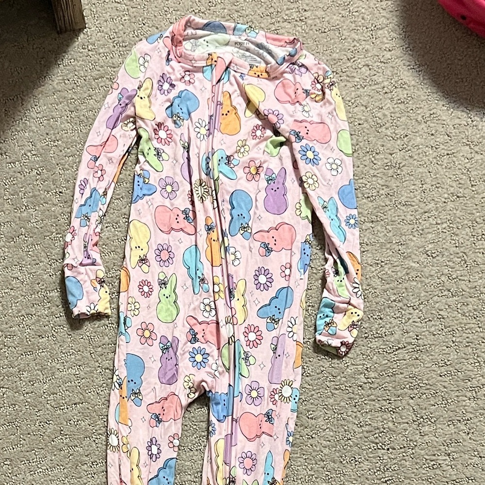 Posh Peanut Pastel Animal Print Kids One Piece 3T like new